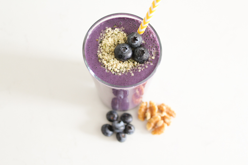 Blueberry Muffin Smoothie Recipe (Dairy Free)