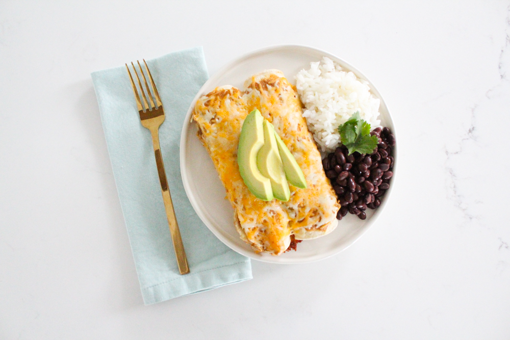 Green Chile Chicken Enchiladas Casserole