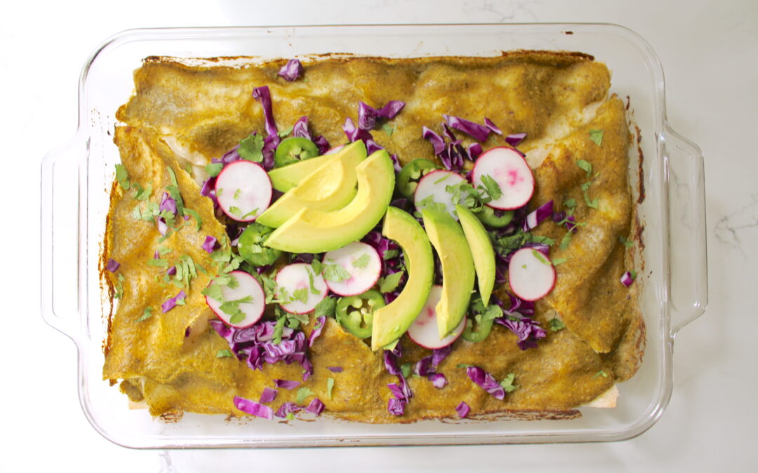 Green Chicken Enchilada Casserole (Paleo + Whole30)