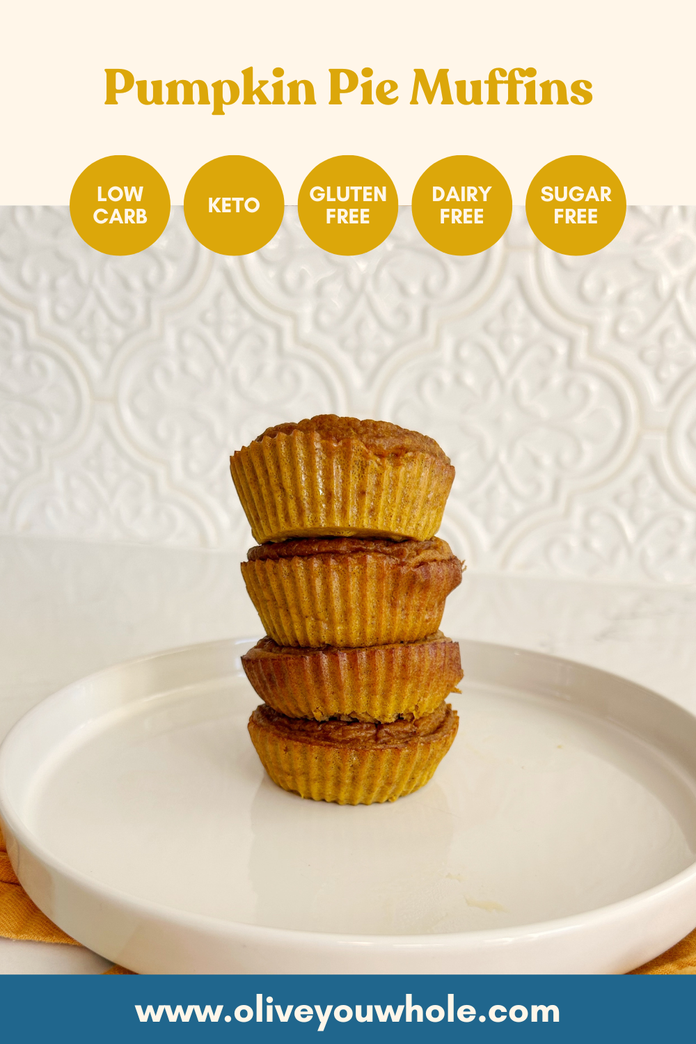 Keto Pumpkin Pie Muffins Pinterest